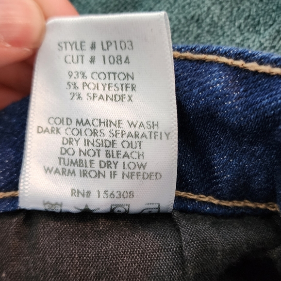 L. T. J. Verona Classic Skinny Jeans Dark Wash Size 28  ***Worn Once*** - Picture 6 of 6